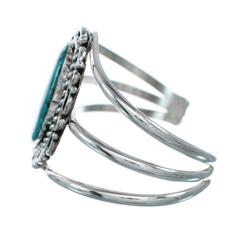 Genuine Navajo Large Turquoise Sterling Silver Cuff Bracelet NN20523